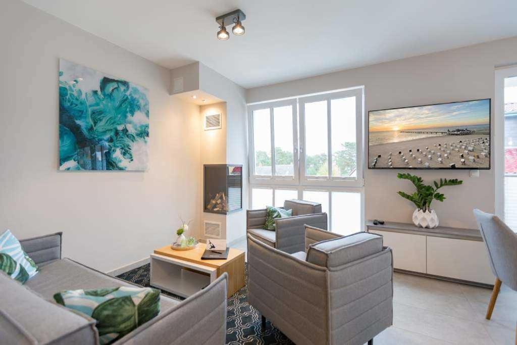 Ferienwohnung Domizil Duene 8 App 6 Ostseebad Heringsdorf Exterior foto