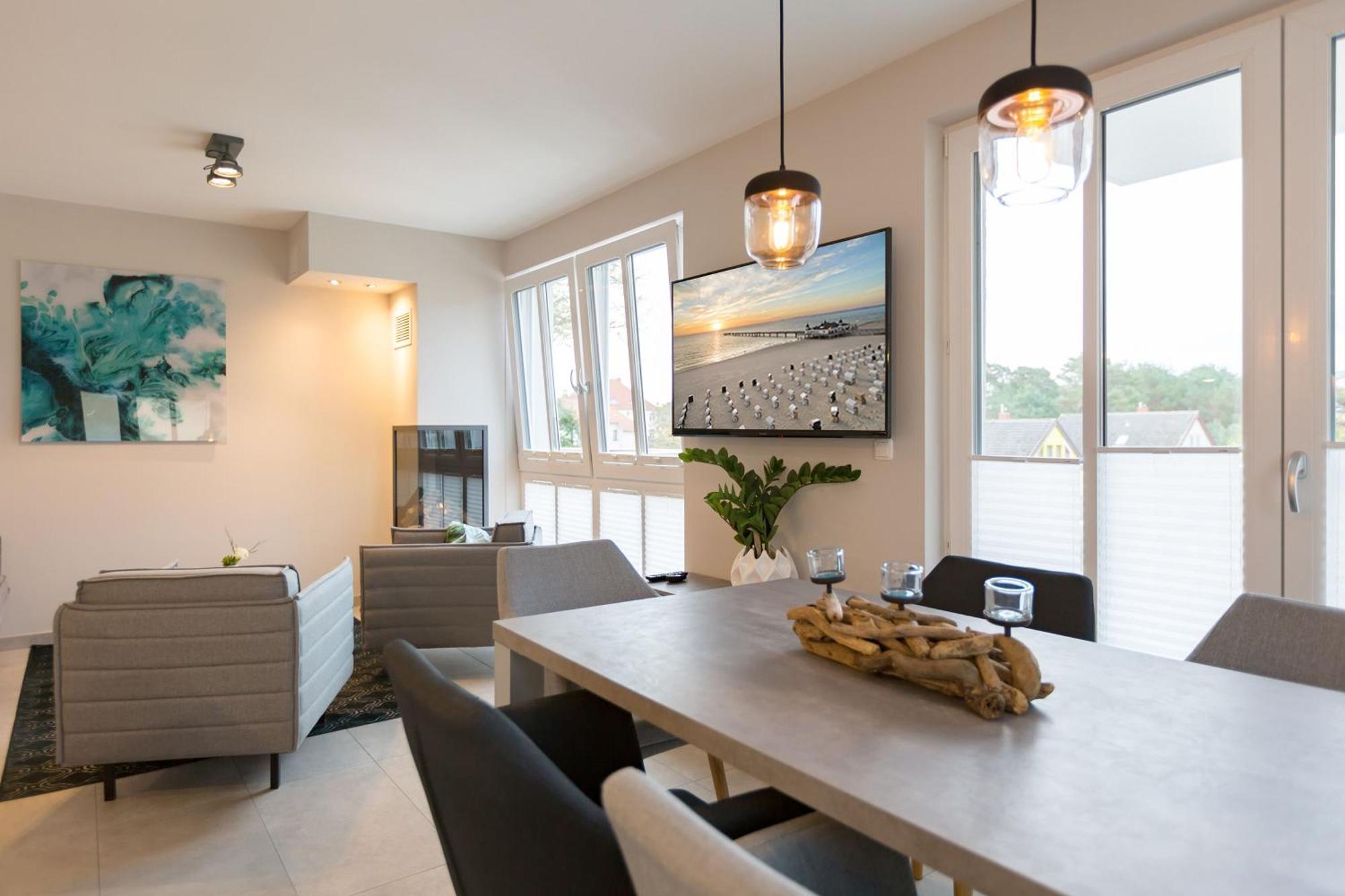 Ferienwohnung Domizil Duene 8 App 6 Ostseebad Heringsdorf Exterior foto