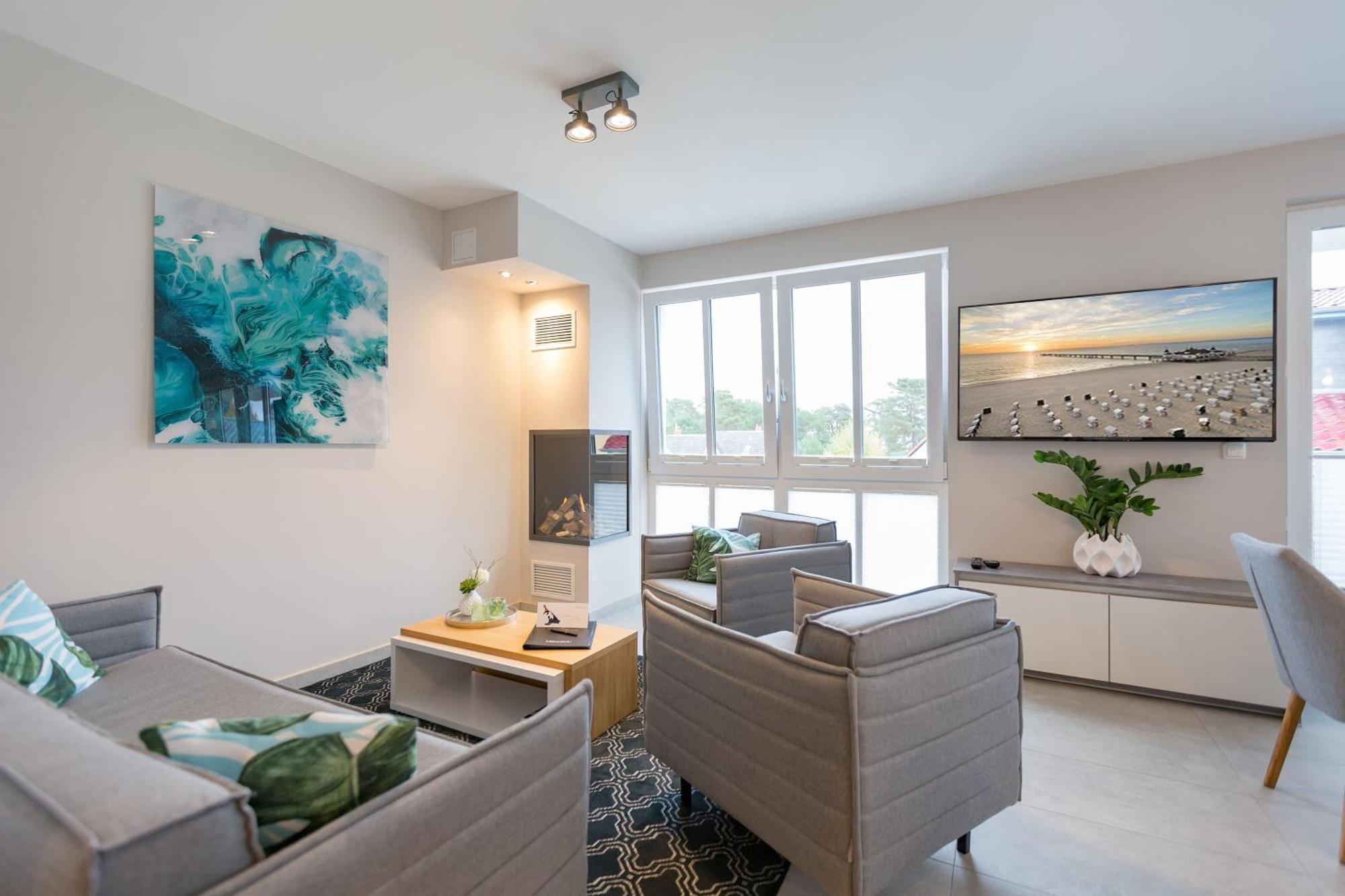 Ferienwohnung Domizil Duene 8 App 6 Ostseebad Heringsdorf Exterior foto